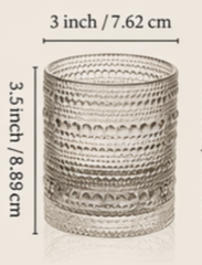 The Everyday Set — Hobnail Glasswear (Set of 6)