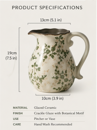 The Gathering Pitcher — Verdant Vine