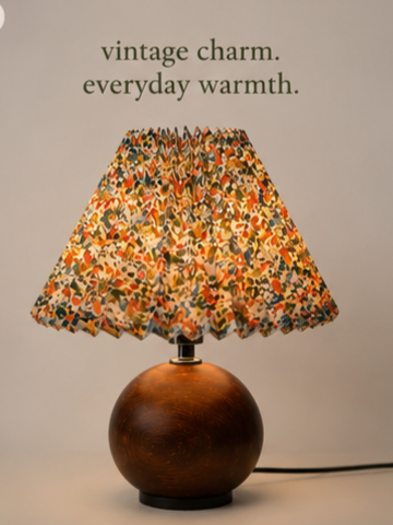 Veil & Ember™ Wildflower Pleated Lamp
